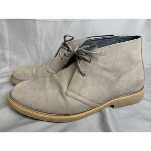 Perry‎ Ellis America Boots Men's Size 11 Gray Casual Craig Ankle Chukka Shoes